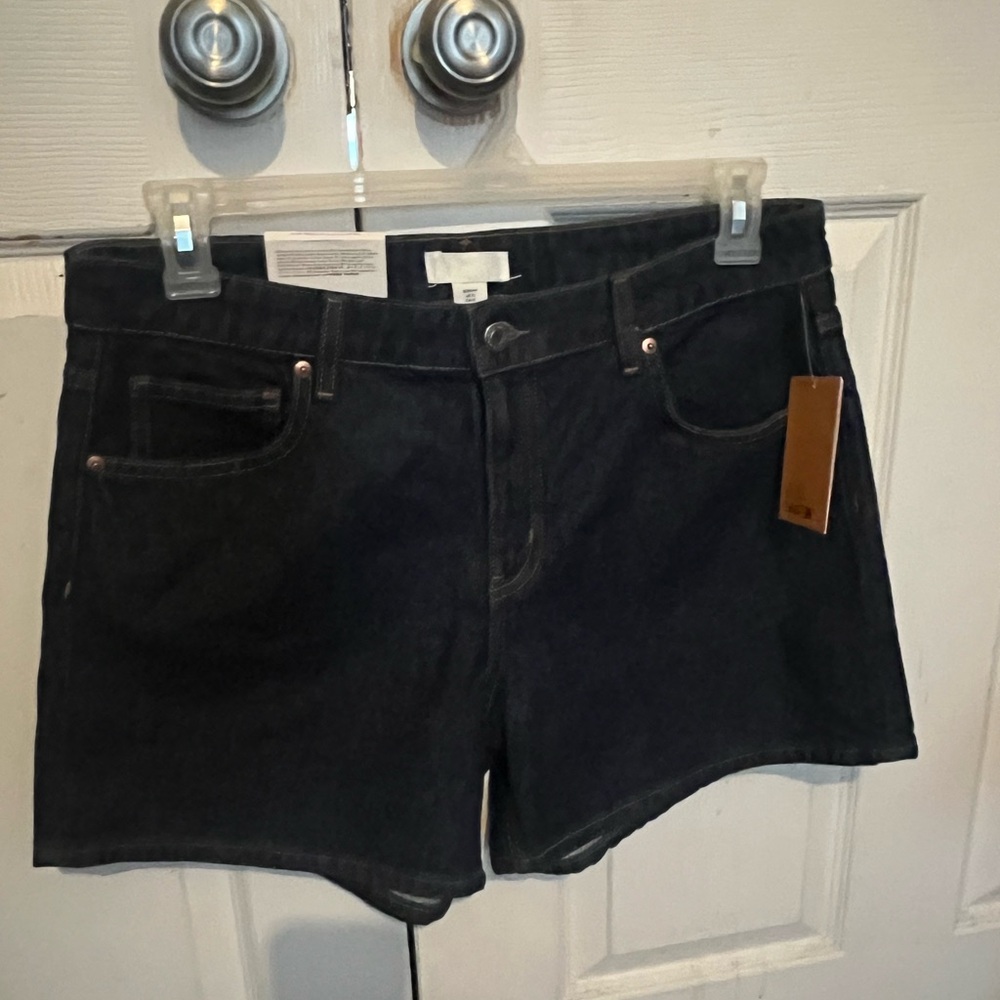 H&M Dark Blue Denim Shorts